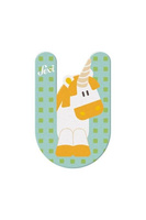 Głoska z Jednorożcem U 83021-Sevi, nauka literek dla dzieci, alfabet, dekoracje pokoju