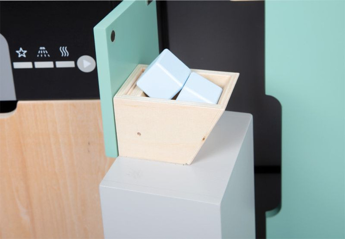 Kuchnia dziecięca drewniana z industrialną wyspą kuchenną Small Foot 12432 Kuchnie dla dzieci