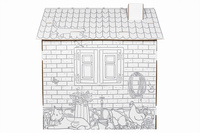 Tekturowy domek dla dzieci do samodzielnego złożenia, 0001-Tektorado, zabawki dla chłopców