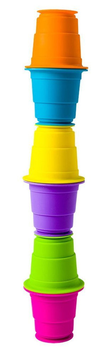 SIlikonowe przyssawki Kubeczki Suction Kupz FA183-1 Fat Brain Toys, zabawki motoryczne