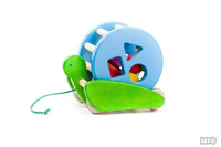 Ślimak sortroller "Kolorowa muszla", 37830-Bajo - zabawki edukacyjne