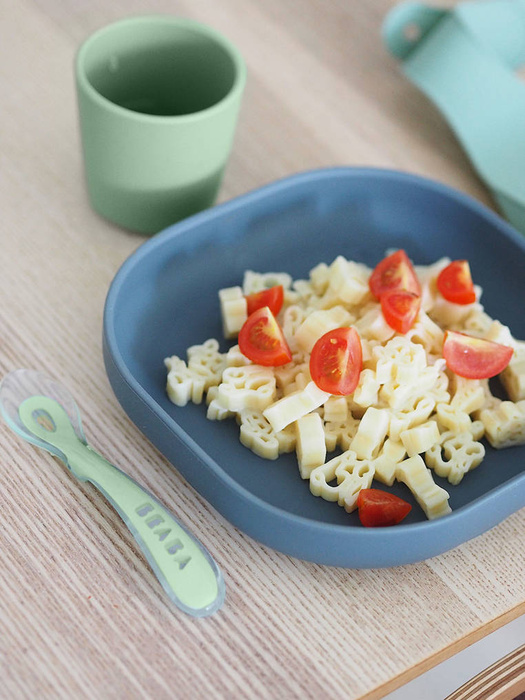 Silikonowe naczynia dla dzieci Zestaw z przyssawką Mineral Beaba 913543