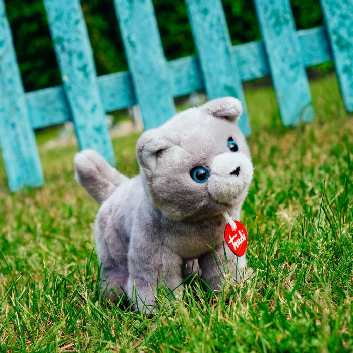 Pluszowa maskotka kotka szara Trudi 21038 Przytulanki dla niemowląt i dzieci