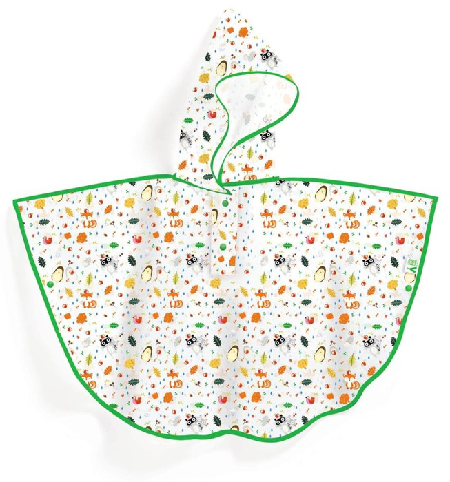 Transparentna pelerynka przeciwdeszczowa dla dzieci Las Djeco DD04673