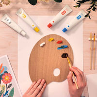 Zestaw artystyczny dla dorosłych Ryby i ptaki na tle kwiatów AGA Atelier 23 Djeco GA10023