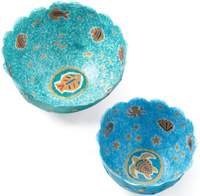 Zrób to sam papierowe miseczki Niebieskie Djeco DJ07983