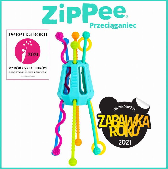 Przeciąganiec Zippee zabawka sensoryczna Mobi ZIP1