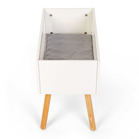 Drewniane łóżeczko dla lalek z materacem Astrup 84143