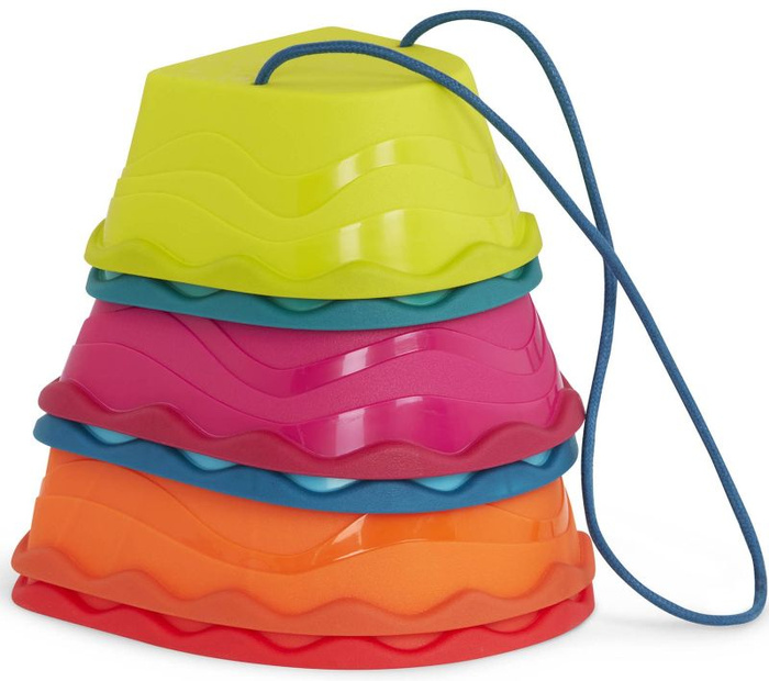 Kolorowe szczudła kubeczkowe steppery dla dzieci Step-n-Stomp B.Toys BX2190Z