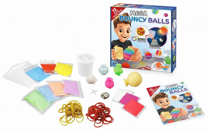 Eksperymenty dla dzieci MEGA Podskakujące piłki 2164 Buki
