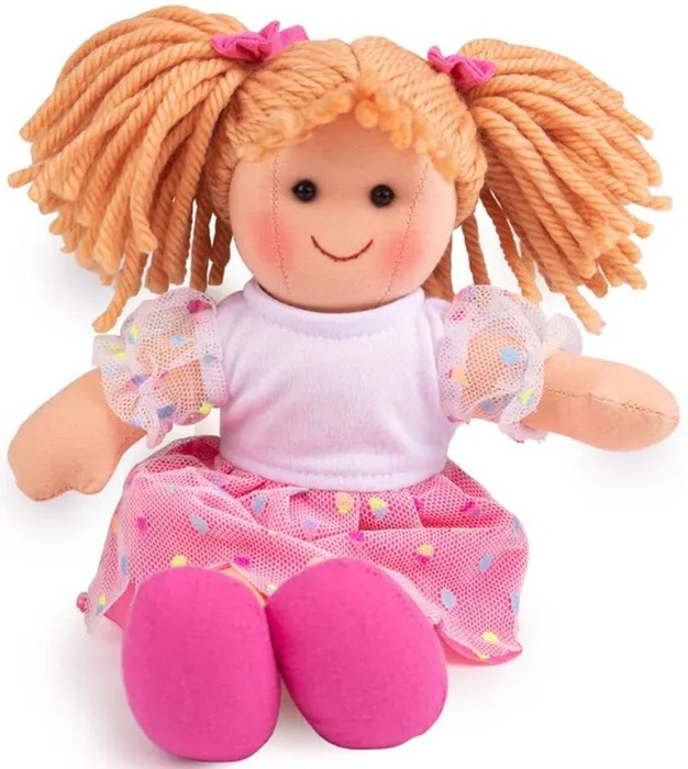 Szmaciana laleczka dla dzieci Daria 28 cm Bigjigs BJD059