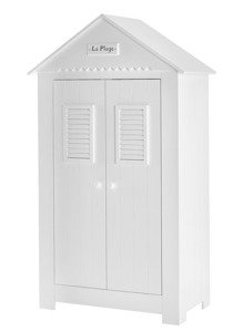 Biała szafa 2 drzwiowa Pinio Marsylia MDF