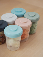 Zestaw słoiczków do porcjowania i przechowywania jedzenia Clip 6 szt x 250 ml Beaba 913499