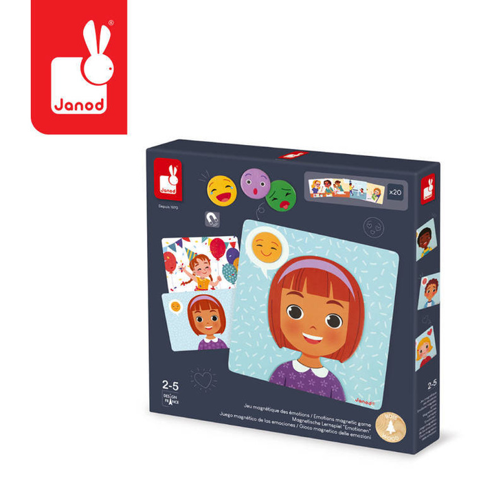 Magnetyczna układanka Emocje, Janod J08038