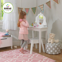 Biała toaletka dla dziewczynek, KidKraft - meble