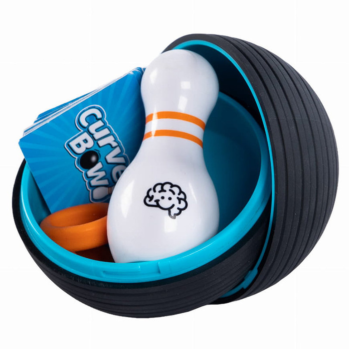 Podkręcona Kula zestaw do kręgli Curve Bowl Fat Brain Toys FA271-1