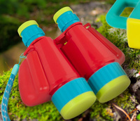 Regulowana dziecięca lornetka z osłonkami i paskiem na rękę Mały odkrywca B.Toys BX2197Z