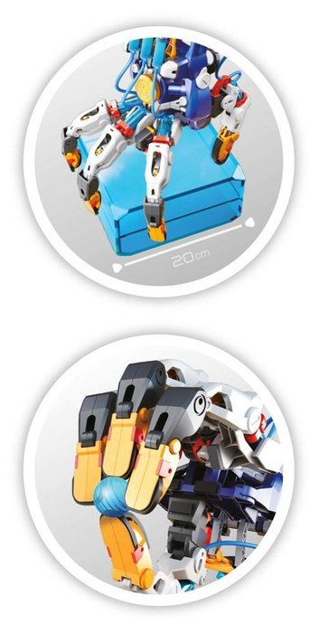 Nauka i zabawa dla dzieci Hydrauliczna ręka cyborga 7508-Buki