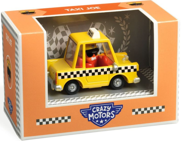 Autko Crazy Motors Taxi Joe Djeco DJ05479 samochodziki dla dzieci