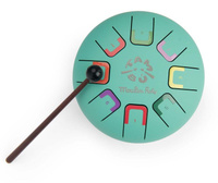 Bębenek językowy zielony Dans La Jungle Moulin Roty 668429 instrumenty dla dzieci