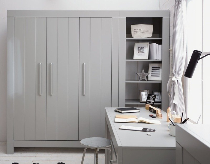 Szara Szafa 3 drzwiowa Pinio Calmo