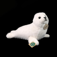 Pluszowa foka biała 30 cm Rappa 240155