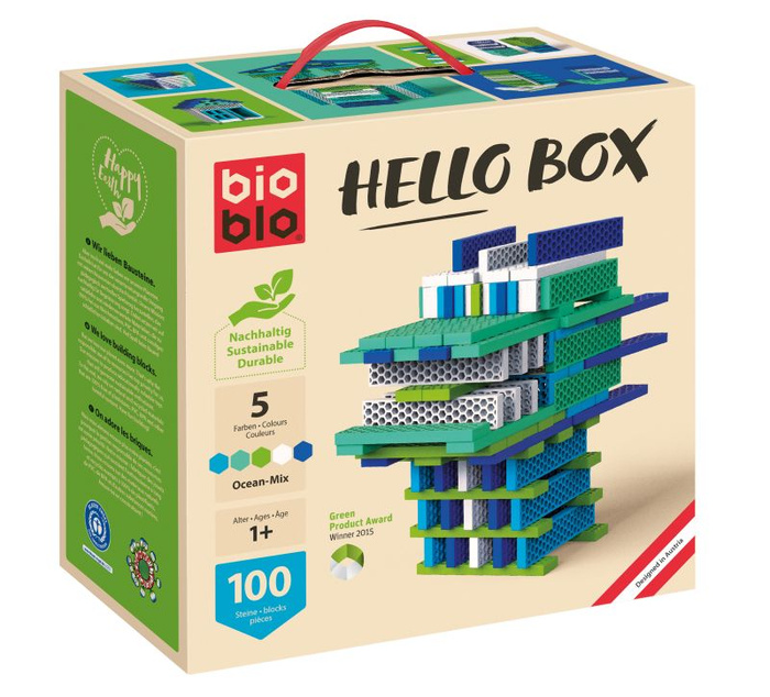 Kreatywne klocki konstrukcyjne Ocean Hello Box Bioblo 100 elementów
