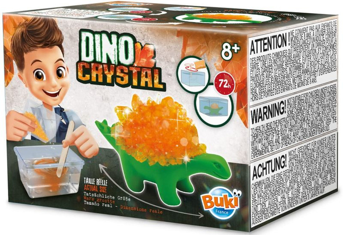 Kryształowy dinozaur Buki 9009 hodowla kryształów Eksperymenty dla dzieci Mini lab