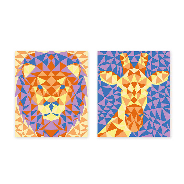 Zestaw kreatywny dla artystów Piasek Zwierzęta z sawanny Misterix J07978 Janod