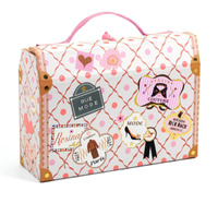 Kolorowa walizeczka z akcesoriami papierniczymi TINOU Djeco DD03505