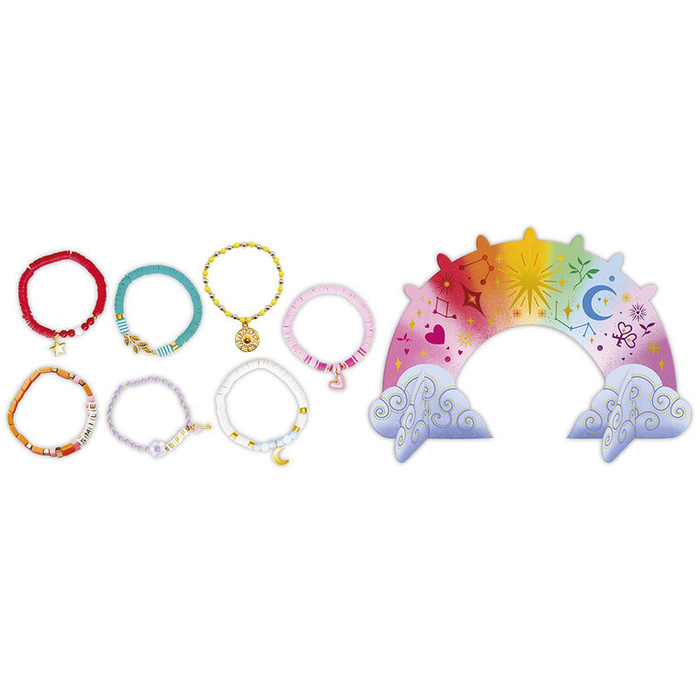 Zestaw kreatywny do tworzenia biżuterii ze stojakiem Bransoletka na każdy dzień tygodnia Janod J09185