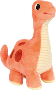 Pluszak dinozaur brontozaur czerwony Small Foot 12685 maskotki dla dzieci