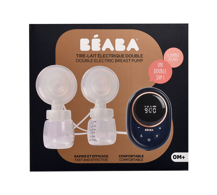 Laktator elektryczny podwójny 2x180 ml Night Blue Beaba 911736