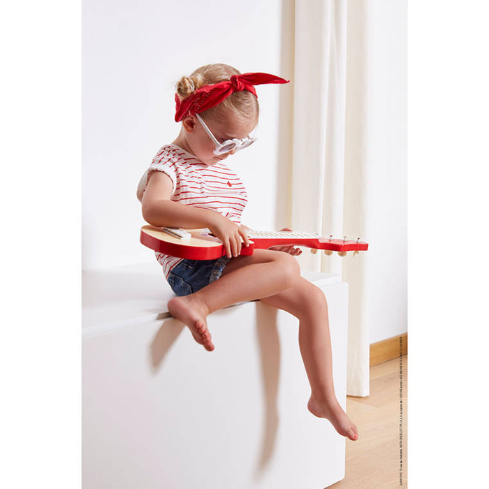 Gitara rockowa dla dzieci Confetti instrument muzyczny Janod J07644