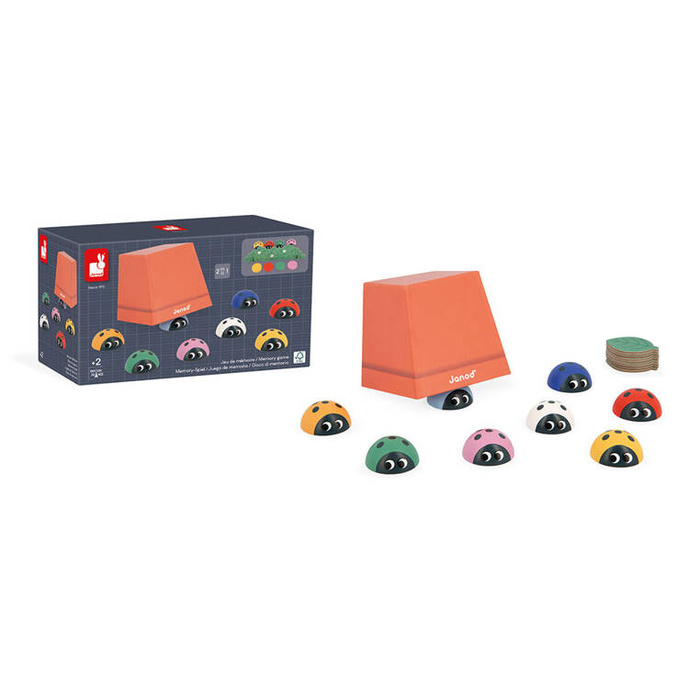 Drewniana gra pamięciowa memory Biedronki J05079 Janod