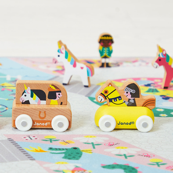 Mata do zabawy z drogą Zaczarowane królestwo Cross Roads Janod J05920