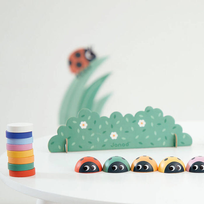 Drewniana gra pamięciowa memory Biedronki J05079 Janod