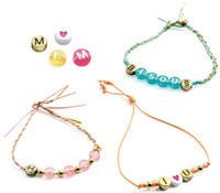 Zestaw do tworzenia biżuterii Perełki z literkami DJ09839-DJ09839, akcesoria dla dziewczynek