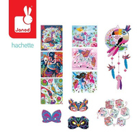 Multi - zestaw kreatywny 11 dekoracji Tukan 7+, Janod J07888