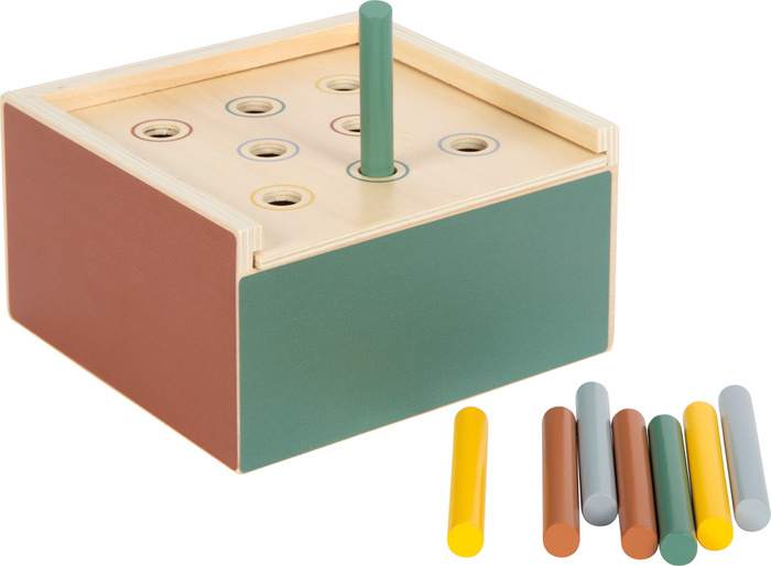 Sorter kształtów i kolorów Montessori Small Foot 12743 Drewniane zabawki dla dzieci