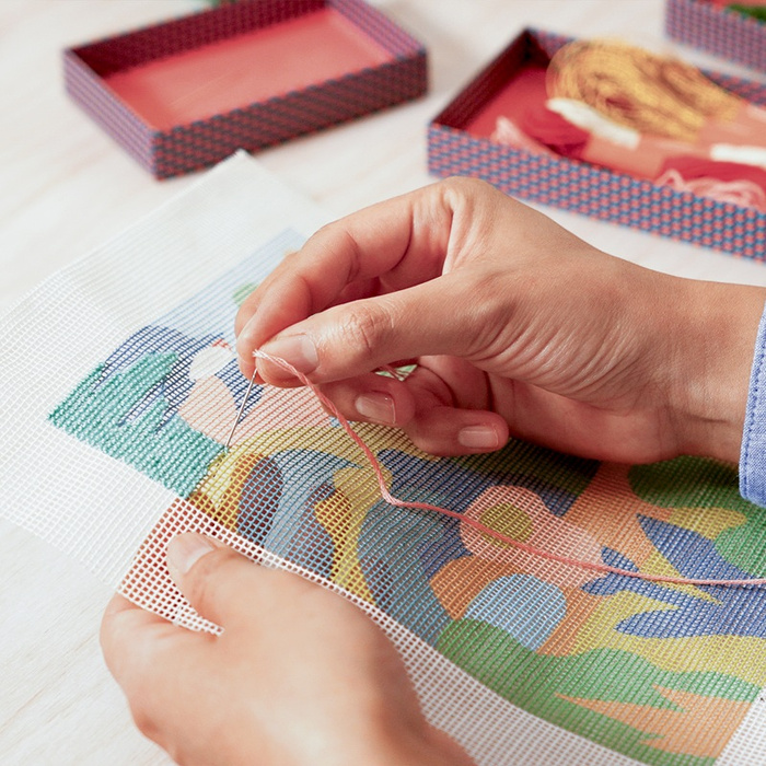 Zestaw artystyczny do haftu gobelinowego dla dorosłych Atelier Grands Augustins Atelier65 Djeco GA10065