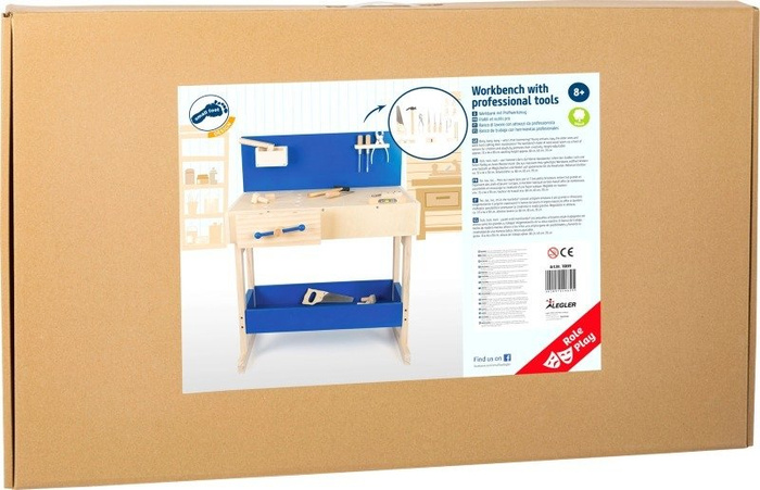 Warsztat dla dzieci Stół Majstra 10839-Small Foot Design, zabawki drewniane