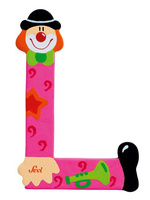 Głoska Clown "L", 81748-Sevi, nauka literek dla dzieci, alfabet