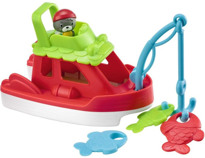 Kuter rybacki Klorofil 700502F, zabawki kąpielowe 3w1