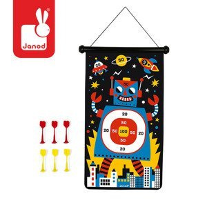 Gra zręcznościowa Robot J02073-Janod, rzutki dla dzieci