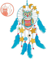Złota Sowa - łapacz snów, zrób to sam DJ07961-Djeco, zestawy kreatywne 