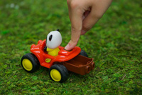 Samochód quad Klorofil 700208F figurka panda Noah