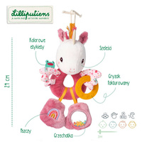 Grzechotka wielofunkcyjna Jednorożec Lena Lilliputiens 83564