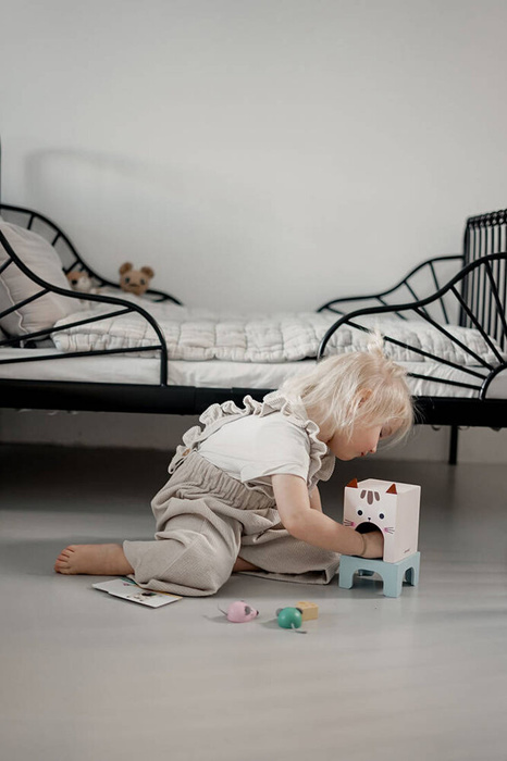 Drewniana układanka Orientacja w przestrzeni Kot i mysz J05078 Janod