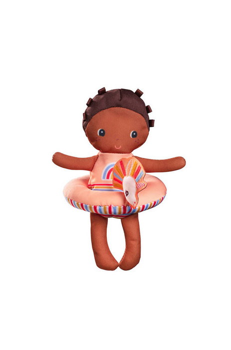 Laleczka do kąpieli z kółkiem w komplecie zabawki do wody Lena 83424 Lilliputiens